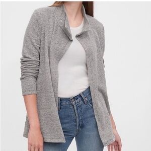 GAP Women's Maternity Nursing Gray Cardigan Sweater Size Medium